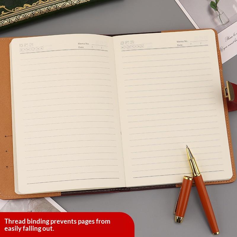 Secure Password Lockable Notebook Organizer Planner for Office School Personal Use Diary with Ample Storage Space