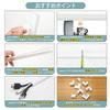 NIJYUAPU Cable Cover [Peel and Stick] Cord Storage, Cable Organizer, No Tools Required, Cuttable, Flame Retardant, Insulated, Durable, Suitable for