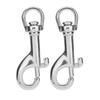 2pcs Single Ended Design Single Ended Bolt Snap Swivel Eye Swivel Eye Snap Hook  Pet Buckle