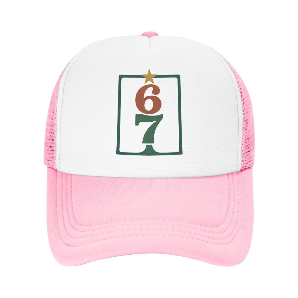 Individuelle Punk Unisex Sechs Sieben Baseballkappe für Erwachsene Verstellbare Dad Hat für Unisex Damen Hip Hop