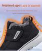 Men's High Top Waterproof Winter Boots with Velvet Lining - Soft Sole, Warm Snow Shoes for Elderly & Dad.