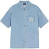 New MLB Shirts Unisex Blue 3ADRB0553-50BLL