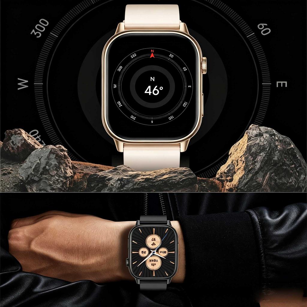 LUCKY START 2026 For Android IOS GPS Smart Watch Women 2.01" HD Screen Heart Rate Bluetooth Call Compass IP68 Waterproof Men Smartwatch