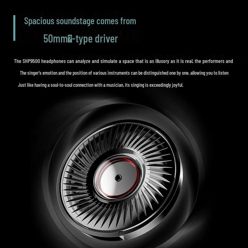 Philips SHP9500 Wired Gaming & Hi-Fi Over-Ear Headphones