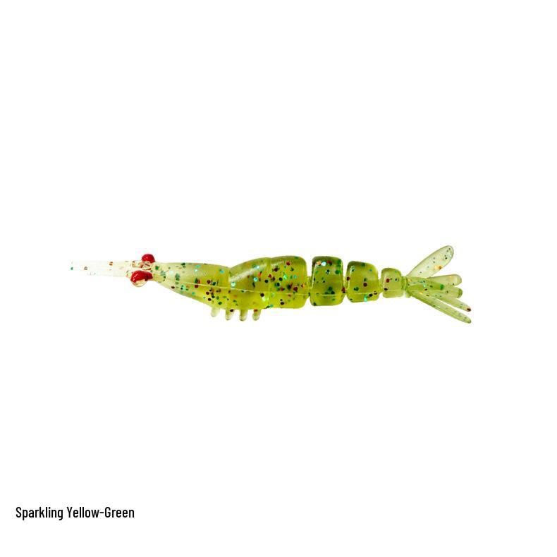 Multi-Jointed Grass Shrimp Lure, Strong Scent, 4.5cm/6cm Soft Bait for Stream Fishing, Asp, and Perch. 0.5g 4.5cm Single