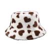 Fashionable Love Pattern Bucket Hat for Various Head Size Winter Autumn Thicken Fisherman Hat Headpiece for Casual Wear