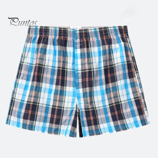 Men Elastic Cotton Loose Underpants Soft Stretchy Blended Panties