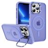 For iPhone 13 Pro Max Case PC+TPU+Metal Shell Compatible with MagSafe Kickstand Phone Cover