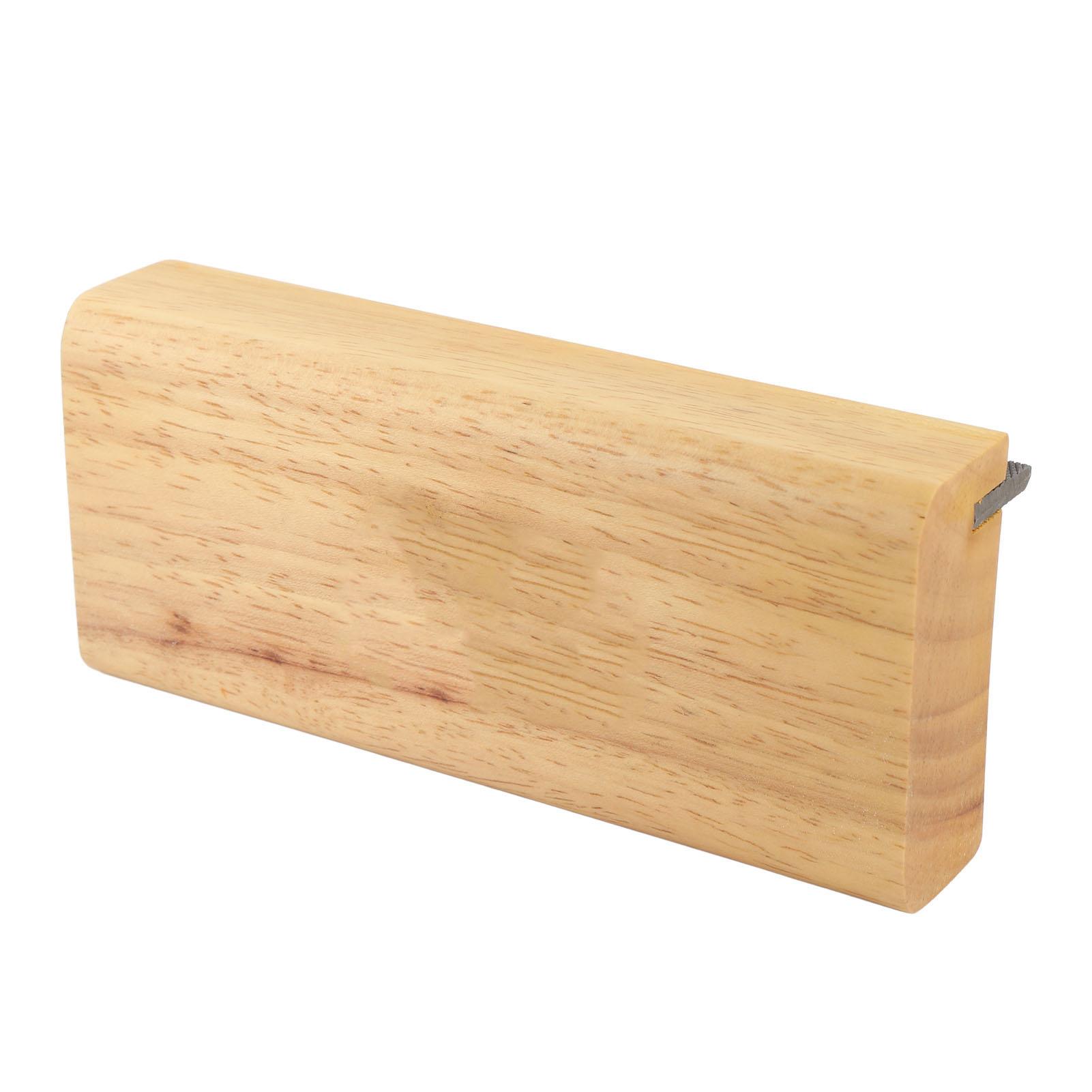 

90 Degree Fret Beveling File with Arc Radius Wooden Base Fret End Dressing File for Guitar Bass