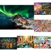 Northern Lights 1000 Piece Puzzle Paper Cultural Scenery Adults Game Challenging