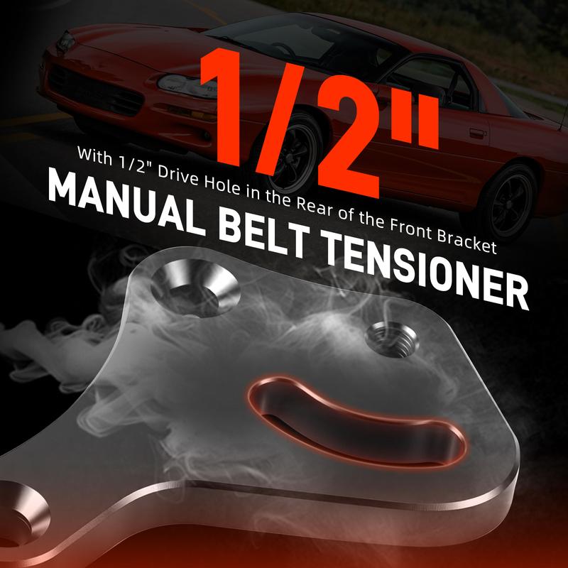 For LS1 Manual Belt Tensioner w/Pulley, for 1998-02 Camaro Z28 SS Firebird Formula Trans Am WS6 LS LS2 GTO