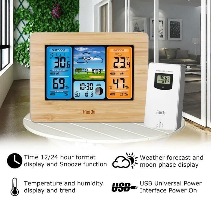 Weather Station - Wireless - Thermometer - Hygrometer - Weather Forecast