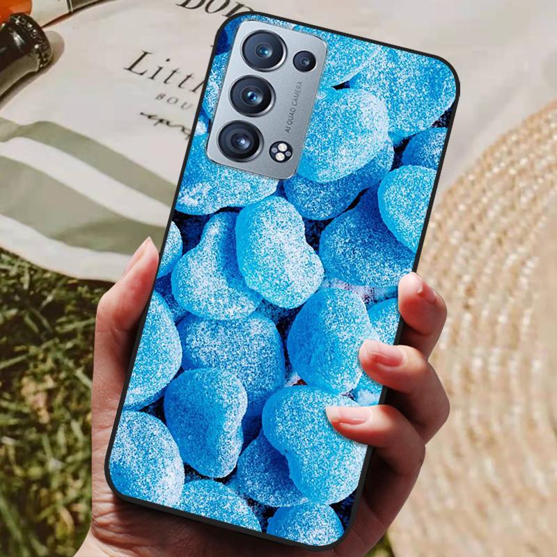 Für Oppo Reno 6 Pro 5G CPH2247 Hülle Silikon Rückseite Handyhülle Für Oppo Reno 6 Pro 5G CPH2249 Hüllen Reno6 Pro Weiche Stoßstange