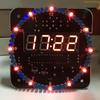 K1AE Programmable Digital Clock Electronics Set with 7 Animation Modes Temperature Sensors & Light Control for Home School