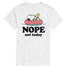 Peanuts Snoopy Nope Not Today Graphic Tshirt