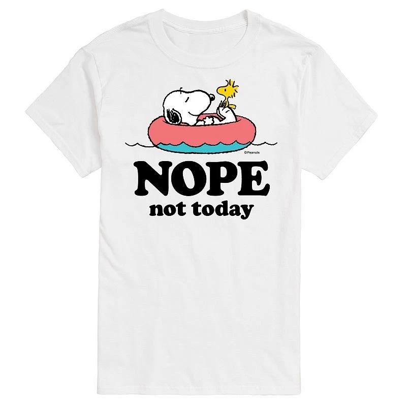 Peanuts Snoopy Nope Not Today Graphic Tshirt S