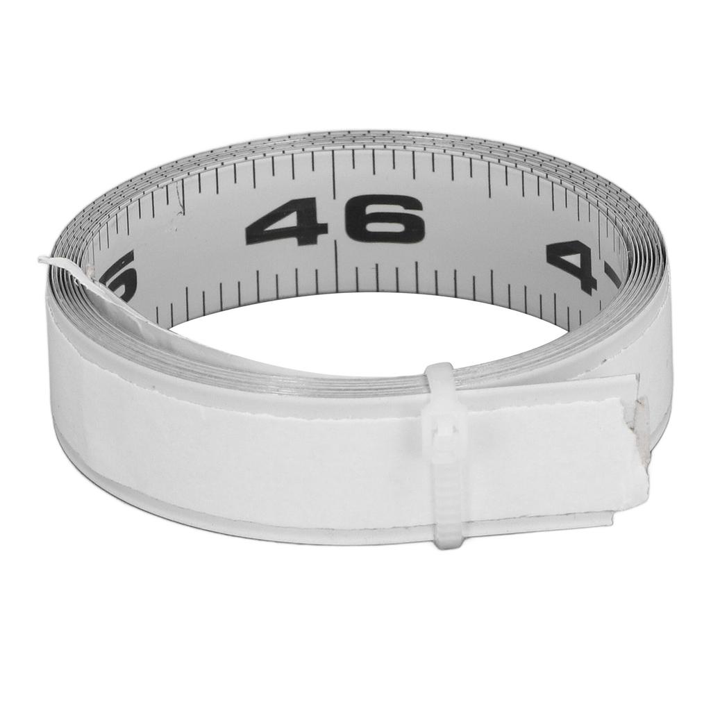Selbstklebendes Maßband 4FT 48 Zoll Links nach Rechts Zuschneidbares Klebemaßband für die Arbeit