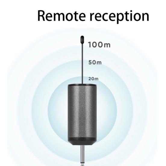 Přenosný klopový/náhlavní mikrofon UHF bezdrátový mikrofonní přijímač s přijímačem
