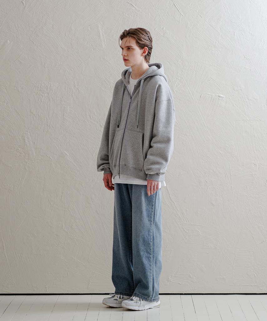 Wv Project Neo Cozy Zip-Up Hoodie Gray Jjhd7647