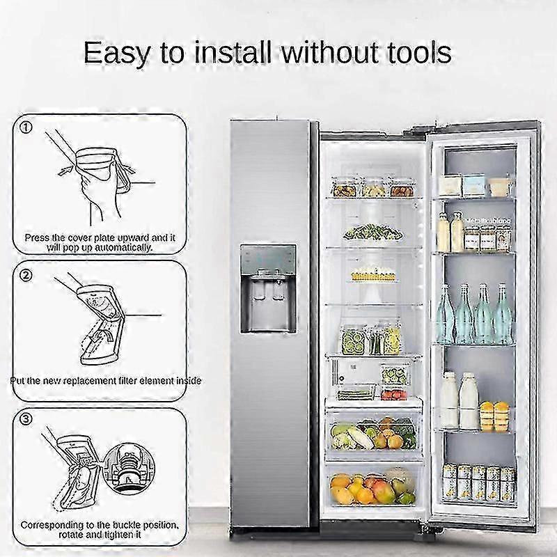 3pcs Lg Lt1000p Adq747935 Refrigerator Water Filter