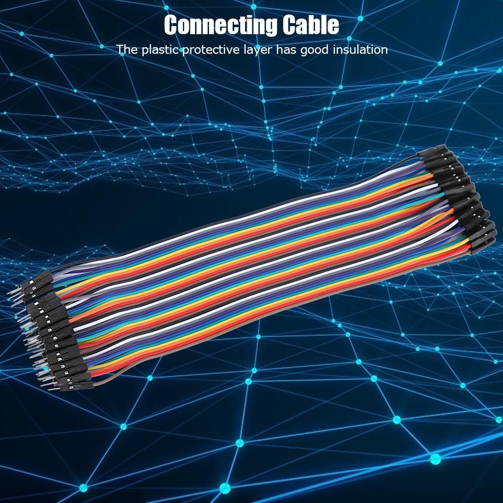 10Pcs Jump Wire Plastic Male To Female Connecting Cable for Computer Electronics 2.54mm