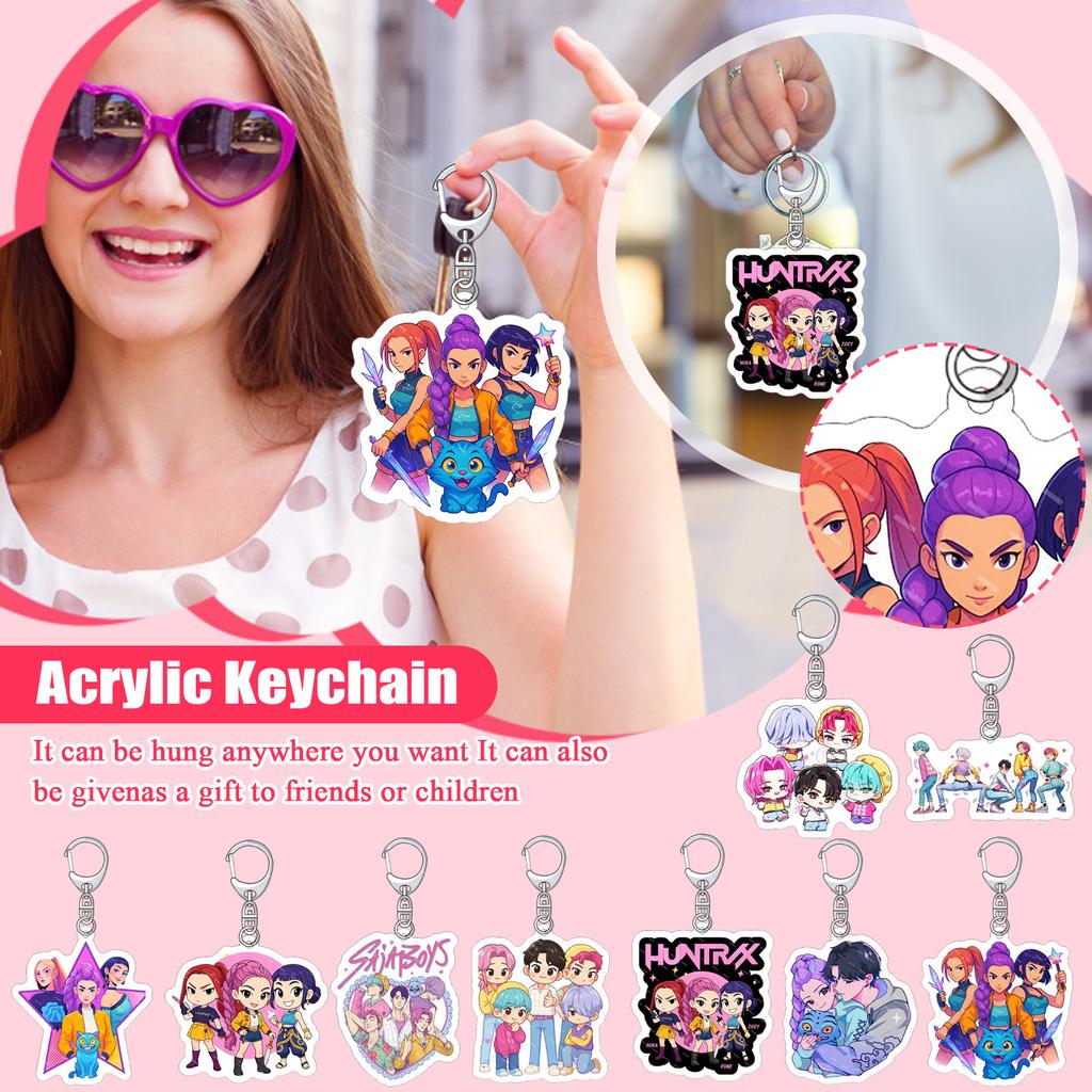 Netflix Korean Anime Peripheral Acrylic Keychain