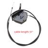 746P06891 746-06891 51Inthrottle Cable, Compatible For CUB Cadet Throttle Cables ZT1-42 KH, ZT1-50 KH FAB, ZT1-54 KH FAB