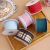 63MM 10 Yards Wavy Edge Ribbon Handmade Quality Gift Packaging Ribbon For Hair Accessories