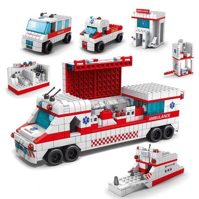 [Block-Pack kompatibilný so skutočným Night-Lego] Balík E pre lekársku ambulanciu E