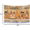 Haoyiyi Egyptian Tapestry Wall Hanging Ancient Egypt Mythology Culture Tapestry Pharaohs Hieroglyphic Carvings Tapestries for Bedroom Living Room