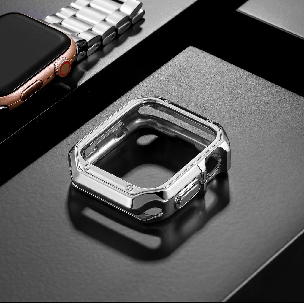 TPU Cover for Apple Watch Case 44mm/40mm 42mm/38mm 45mm 41mm Bumper Screen Protector iWatch Series 6 3 SE 7 8 9 Case Accessories