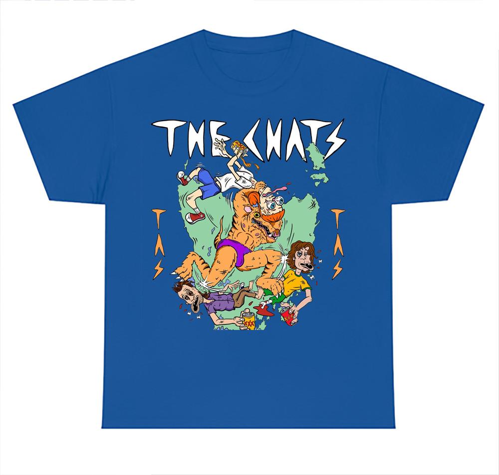 HOT NEW The Chats band poster T-shirt blue Unisex Tee S to 5Xl Unisex T-Shirt M