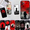 CJ70 Japan Samurai Soft Shell Phone Case for iPhone 16 15 14 13 12 Pro Max Plus Mini