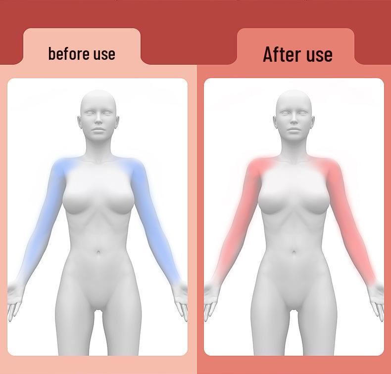 Red Light Heated Shoulder & Arm Therapy Sleeve - Constant Temperature Pain Relief Massager