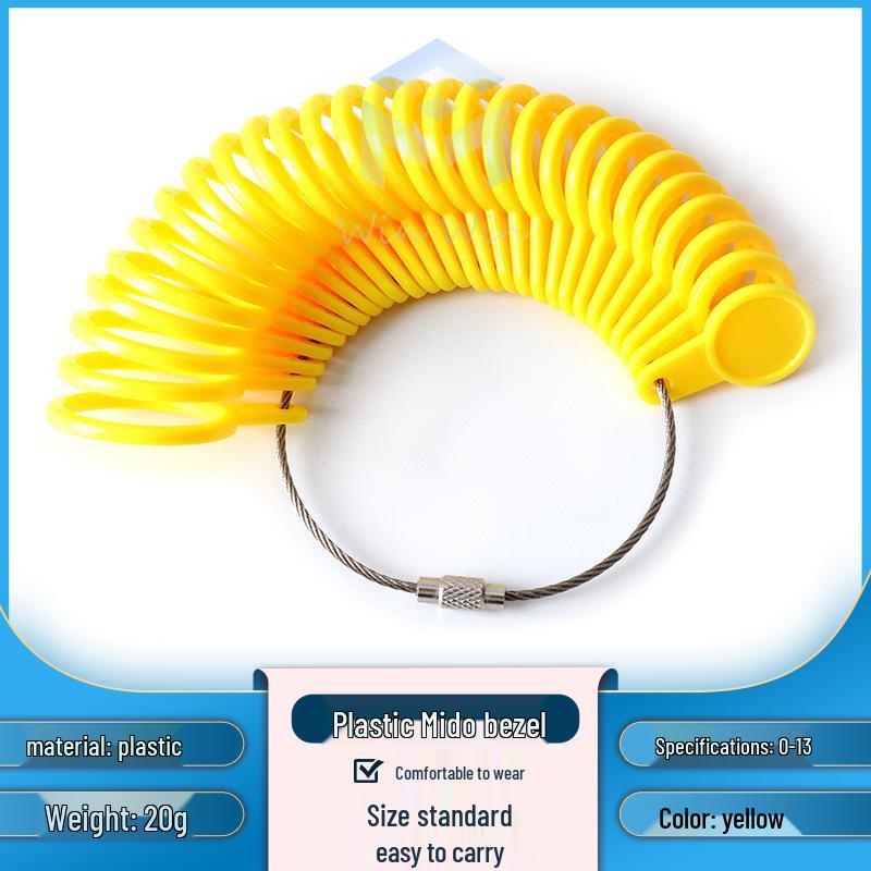 US Ring Sizer Tool - Plastic Finger Measurement for Ring Sizes