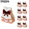 WTEMPO Wedding Dress Shaped Design Wedding Candy Boxes Creative Personalized European-style Wedding Packaging Boxes for The Bride and Groom