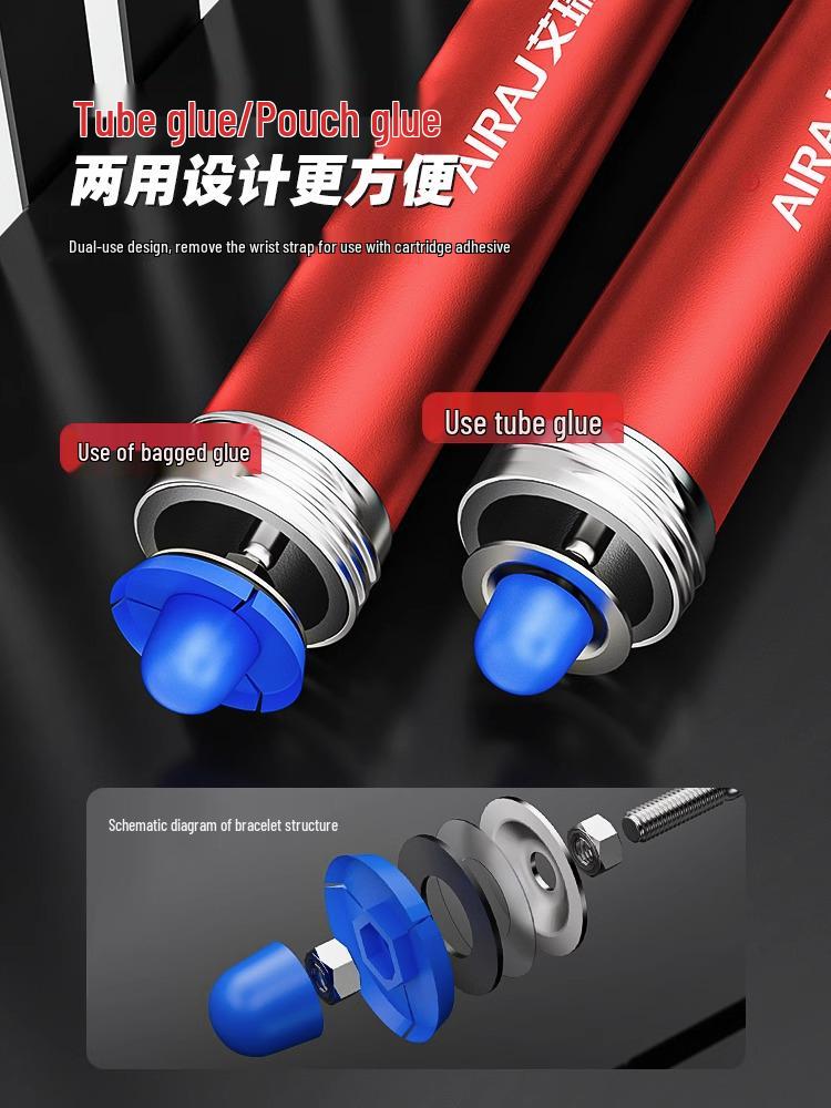 Arrizo Automatic Glue Gun - Effort-Saving, Structural Adhesive & Caulking Tool for Sealing and Decoration.