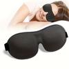 Comfortable Lightweight Eye Cover Soft 3D Contoured Sleeping Mask Breathable Eye Shade for Men and Women Night Travel Rest Aid