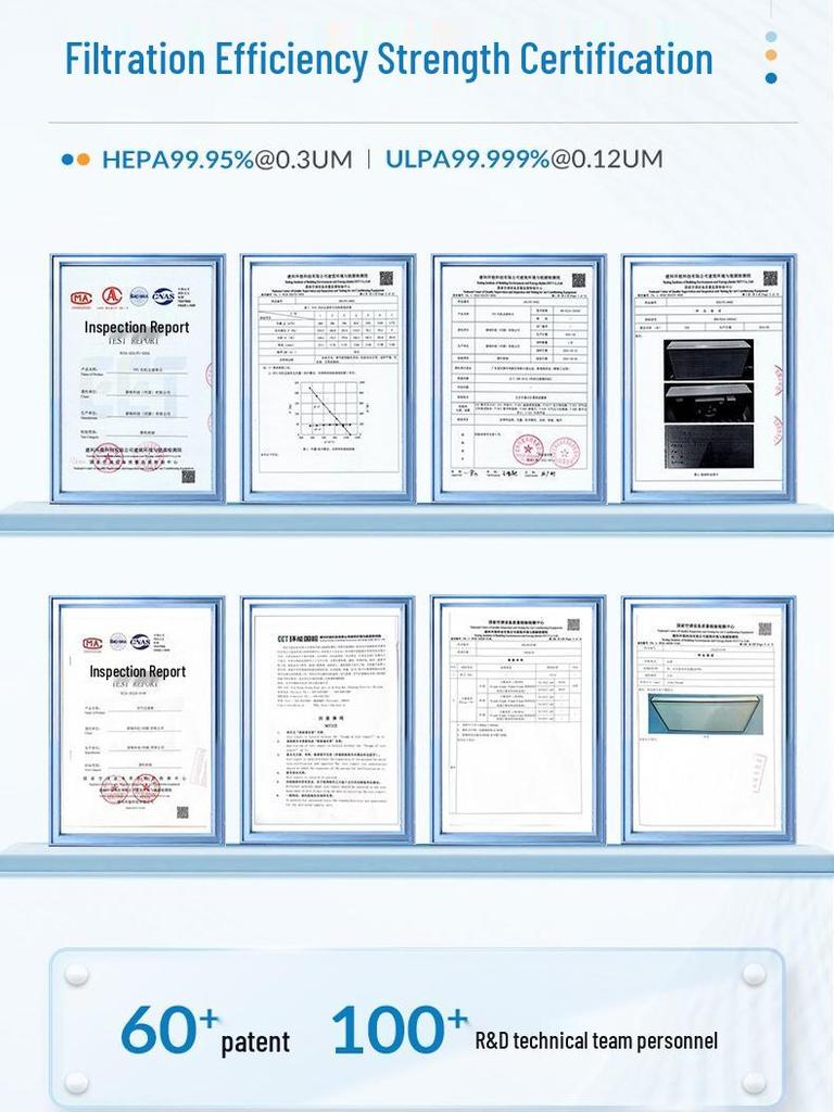 FFU Industrial Air Purifier with Laminar Flow Cleanroom Filter