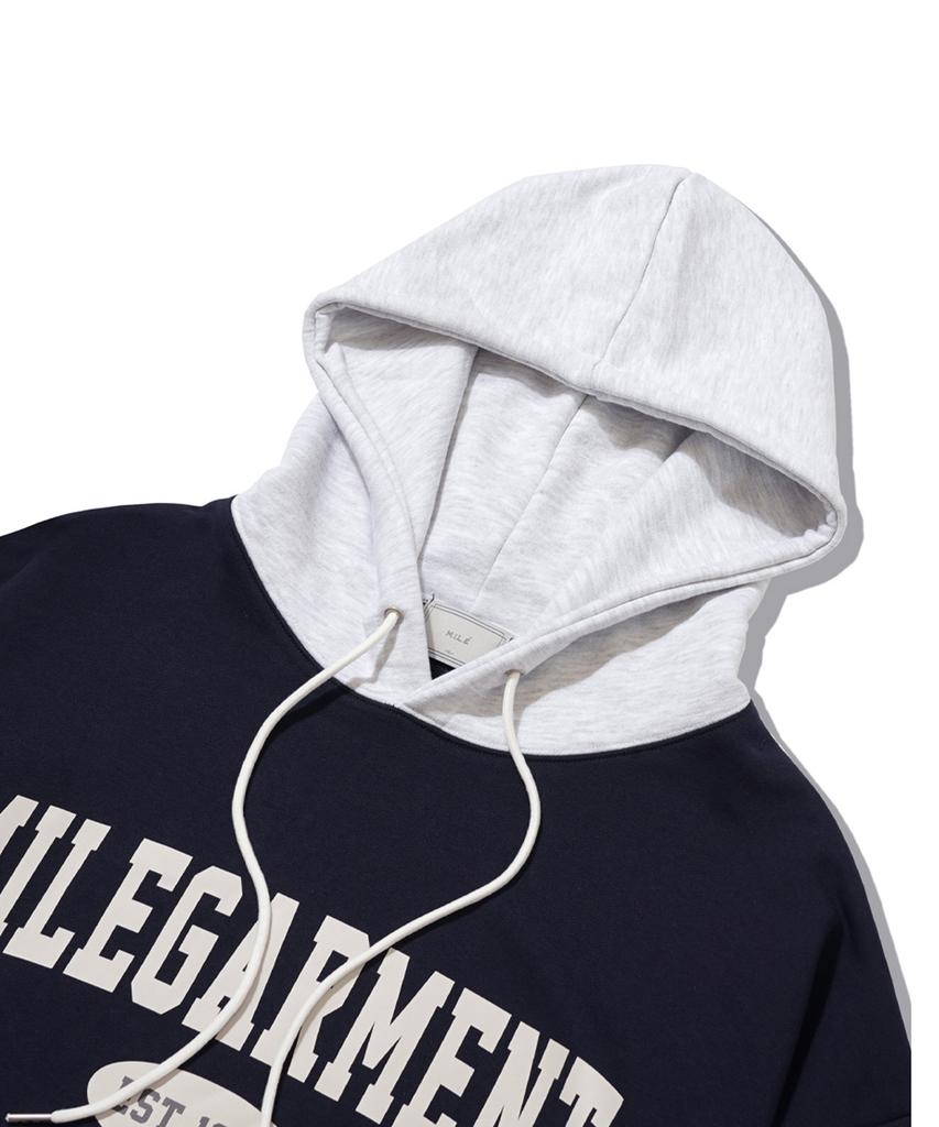 Mile Garments Mix Sweat Hoodie [Navy]