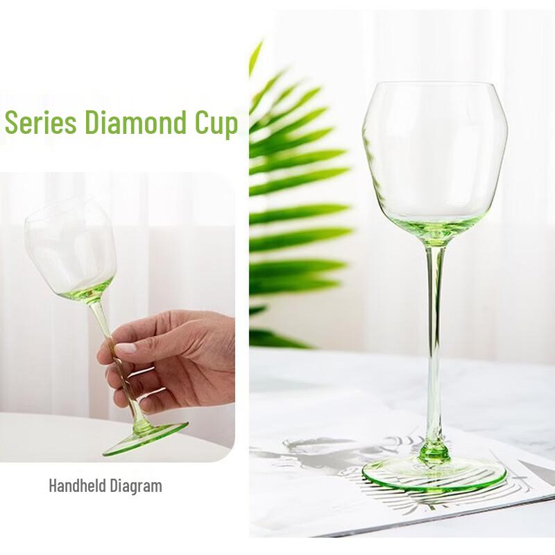 LISM Emerald Diamond Sake Glass Set