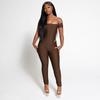 J25Jp432 Cross-Border European and American Amazon 2025 New Women's Fashion Hot Girl Style Solid Color One-Shoulder Jumpsuit