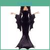 Costume da Strega Gotica in Velluto per Cosplay e Giochi di Ruolo di Halloween