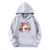 Women's Hooded Gradient Printed Long Sleeved Sweatshirt Loose Women's Sweatshirt  Sweatshirt