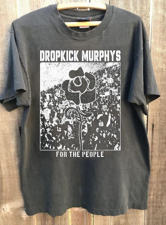 DROPKICK MURPHYS Band Tshirt Rare Charcoal Unisex Shirt S-5XL K0005 XL