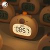 Cartoon LED Clock Capybara Nightlight New Temperature Display