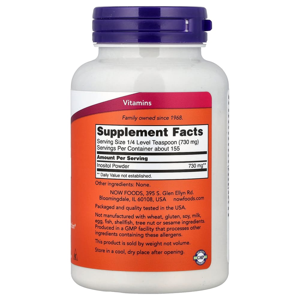 Now Foods Inositol Powder 113g (4oz)