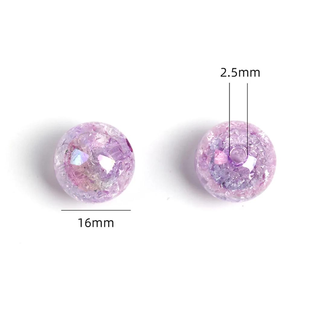 CH78 10 Stück 16mm Bonbonfarbe Acryl Helle Sternen-Perlen DIY Armband Stift Exquisite Perlen Handgemachter Schmuck Zubehör Trend