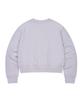 WACKY WILLY [26Ss] Women'S Lily Wappen Crop Sweatshirt Purple