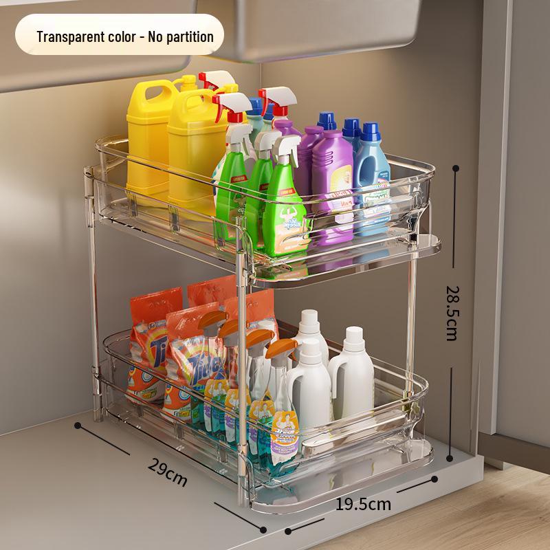 Pull-out Under-sink Bathroom Storage Rack